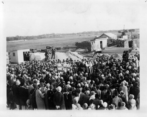 Adelphi College, Garden City Campus, groundbreaking ceremony