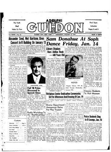 Adelphi Guidon, January 12, 1949