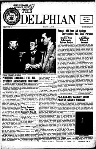 The Delphian, February 16, 1955