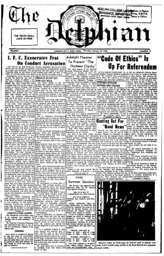 The Delphian, January 17, 1952