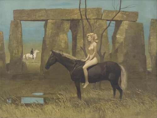 Untitled:  Nude Woman on Horseback