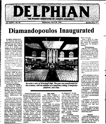The Delphian, April 30, 1986