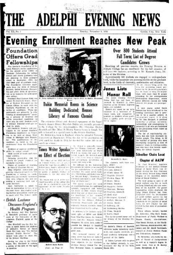 Adelphi Evening News 1952-11-03