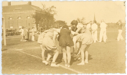 Faculty/ Student baseball game, 1930s
