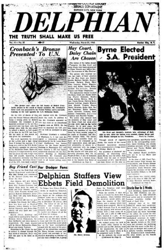 The Delphian, March 23, 1960