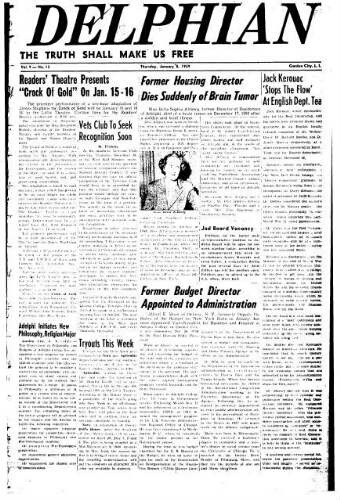 The Delphian, January 08, 1959