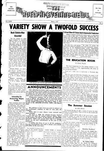 Adelphi Evening News 1966-03