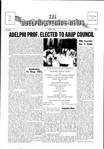Adelphi Evening News 1968-04