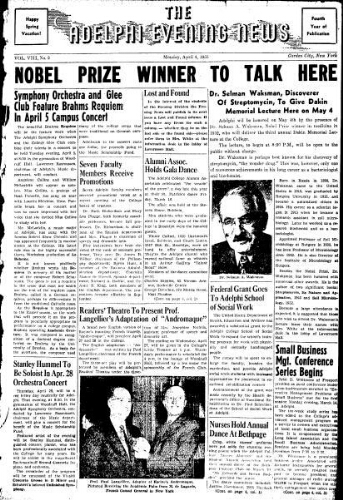 Adelphi Evening News 1955-04-04