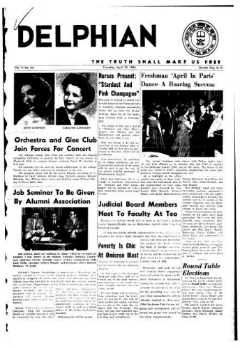 The Delphian, April 19, 1956