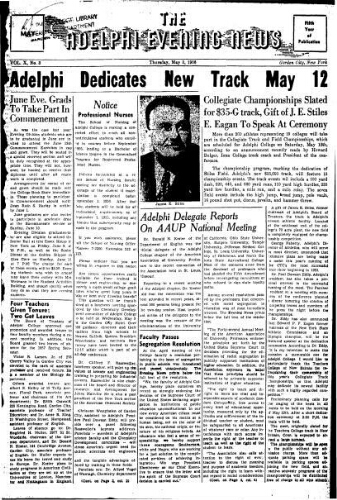Adelphi Evening News 1956-05-03