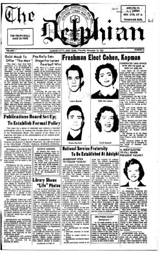The Delphian, November 15, 1951