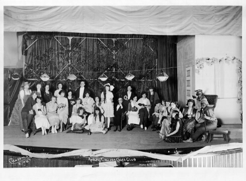 Adelphi College Glee Club, 1921
