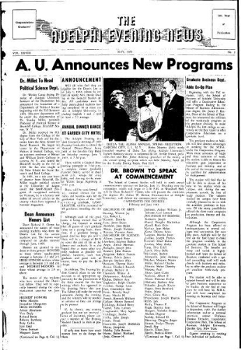 Adelphi Evening News 1965-05