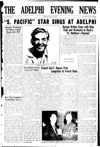 Adelphi Evening News 1953-06-01