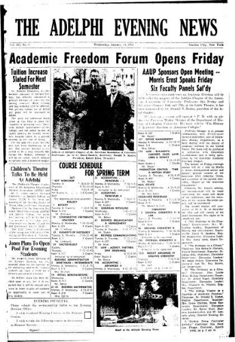 Adelphi Evening News 1953-01-14