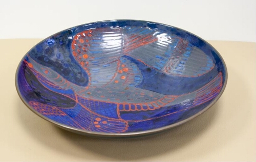 Untitled Bowl with Bird Motif
