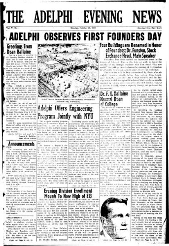 Adelphi Evening News 1953-10-26