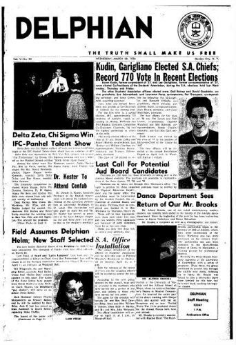 The Delphian, March 28, 1956