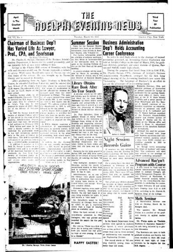 Adelphi Evening News 1954-03-30