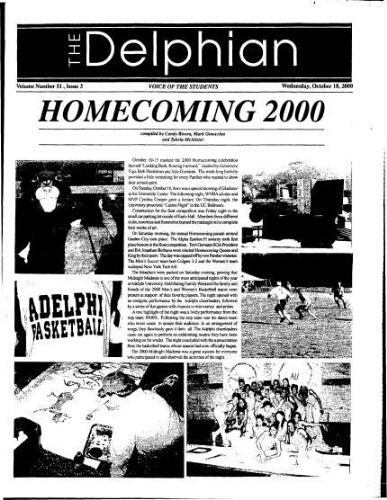 The Delphian, October 18, 2000
