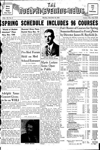Adelphi Evening News 1955-12-12
