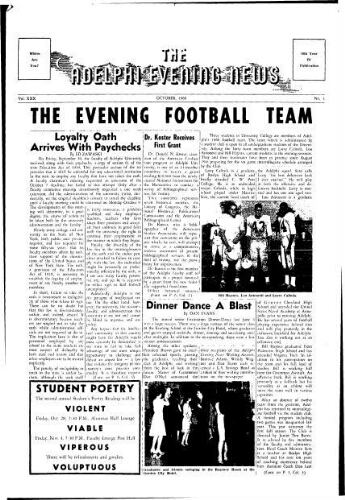 Adelphi Evening News 1966-10