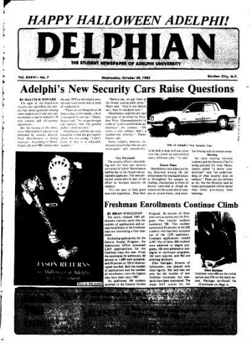 The Delphian, October 30, 1985