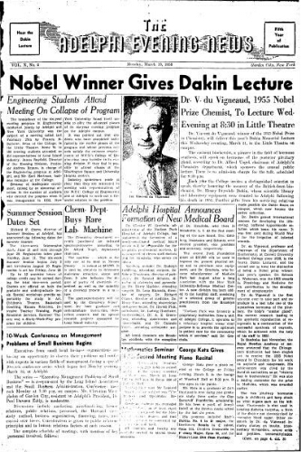 Adelphi Evening News 1956-03-19