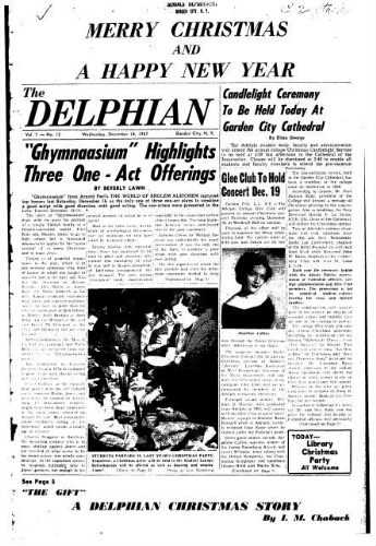 The Delphian, December 18, 1957
