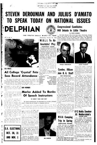 The Delphian, October 24, 1956