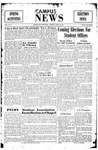 Campus News 1951