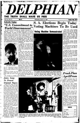 The Delphian, March 16, 1960