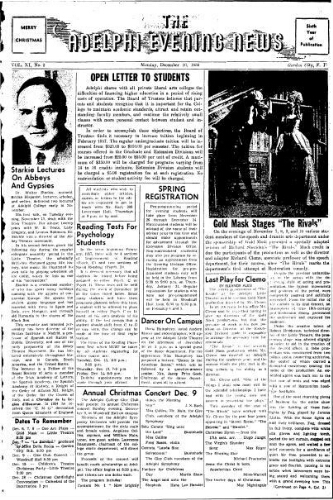 Adelphi Evening News 1956-12-10
