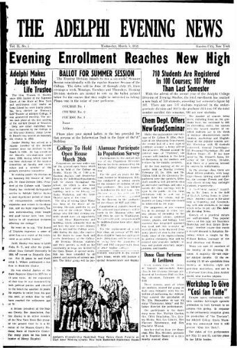 Adelphi Evening News 1952-03-05