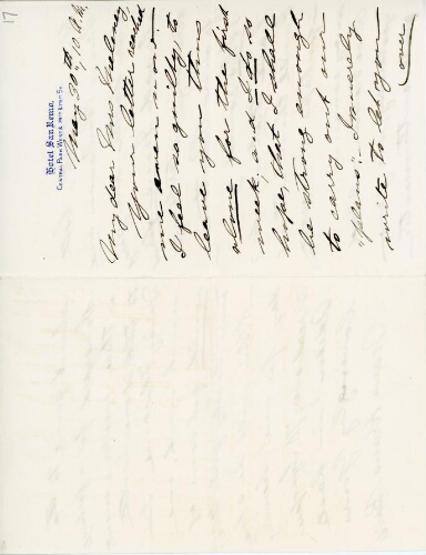 Kraus-Boelté to Meleney, May 30, 1889