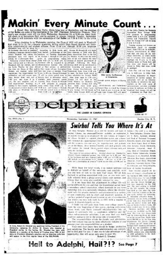 The Delphian, September 13, 1967