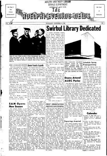 Adelphi Evening News 1963-11-13