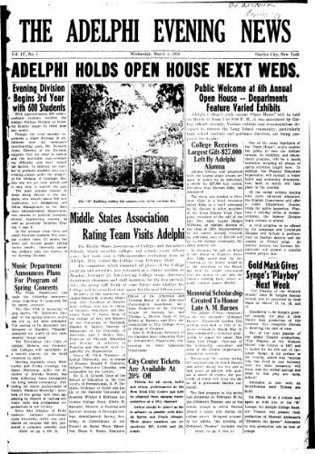 Adelphi Evening News 1953-03-04