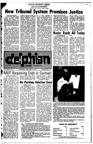 The Delphian, September 19, 1973